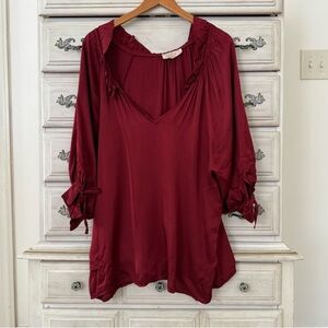 Vici Burgundy Blouse